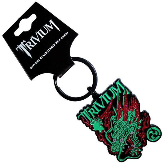 Trivium Deadmen Dragon Head Keychain