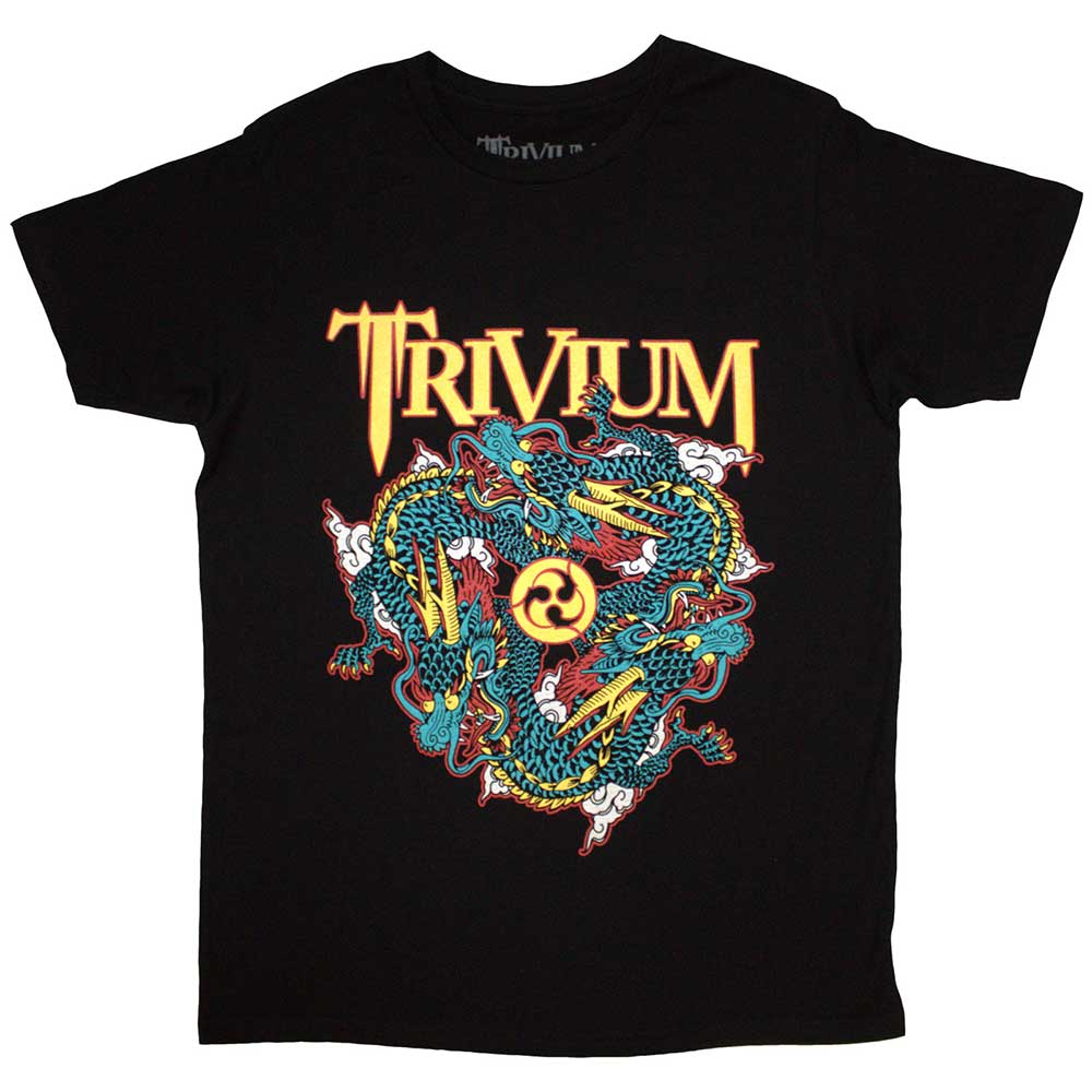 Trivium Dragon Circle Pit Mens T Shirt