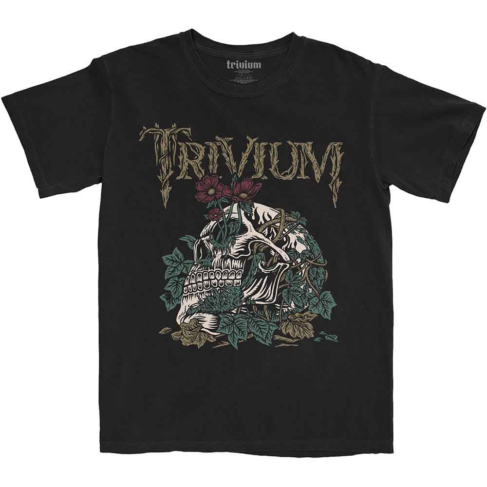 Trivium Skelly Flower Mens T Shirt
