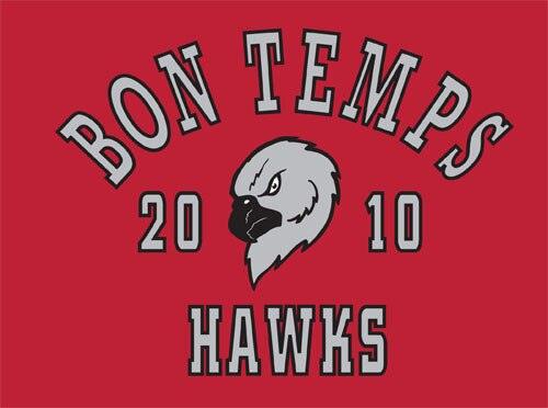 True Blood Bon Temps Hawks Jersey T Shirt