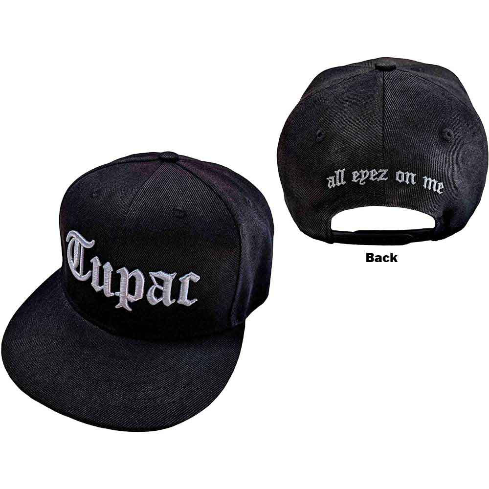 Tupac All Eyez Hat Black