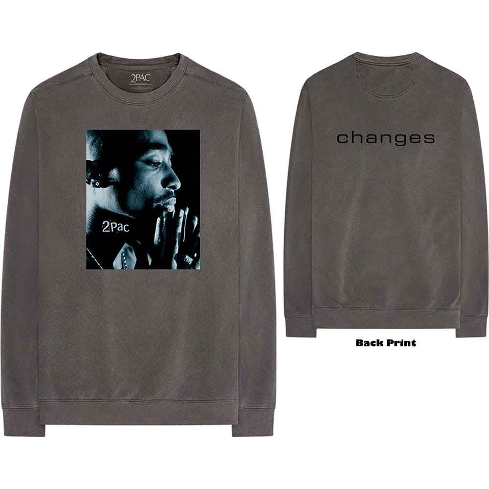 Tupac Changes Side Photo Long Sleeve Shirt
