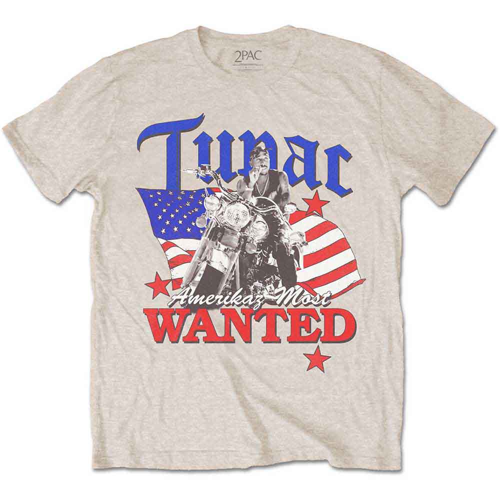 Tupac Most Wanted Mens T Shirt