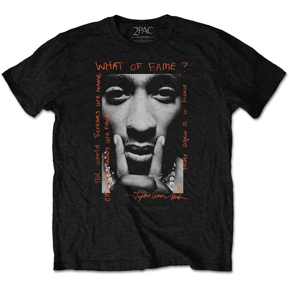 Tupac What Of Fame? Mens T Shirt