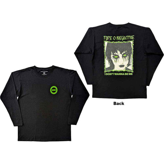 Type O Negative I Don't Wanna Be Me Long Sleeve Shirt