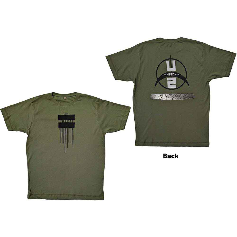 U2 360 Degree Tour 2009 Drip Mens T Shirt