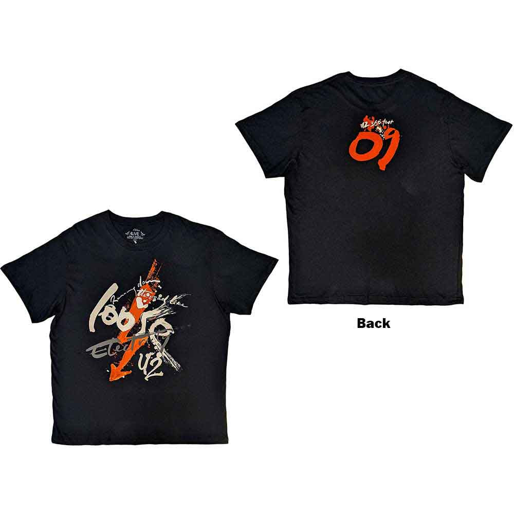 U2 360 Degree Tour 2009 Loose Electricity Mens T Shirt