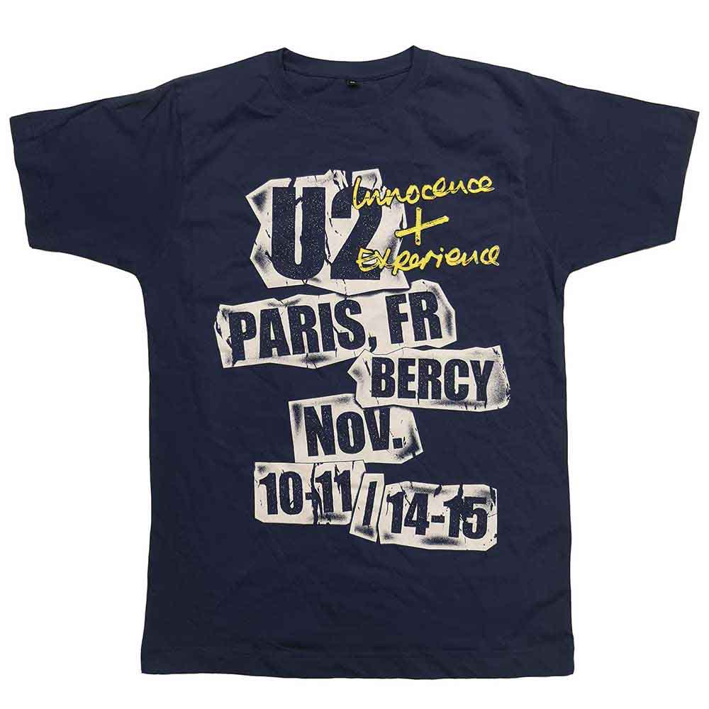 U2 I+E Paris Event 2015 Mens T Shirt