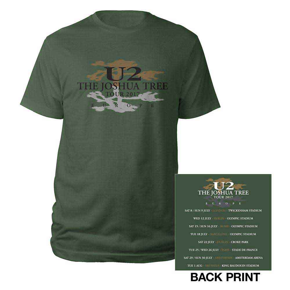 U2 Joshua Tree Logo 2017 Mens T Shirt