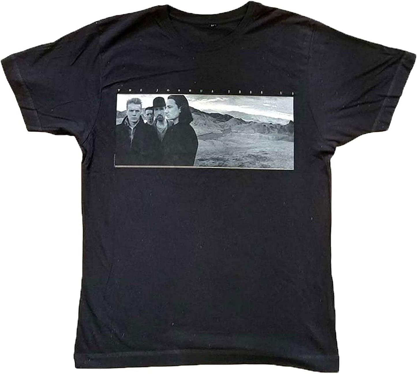 U2 Joshua Tree Album Officially Licensed Mens T Shirt Black