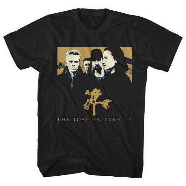U2 Joshua Tree Album Officially Licensed Mens T Shirt Black