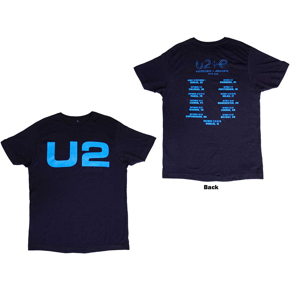 U2 Logo E+I 2018 Tour Dates Mens T Shirt