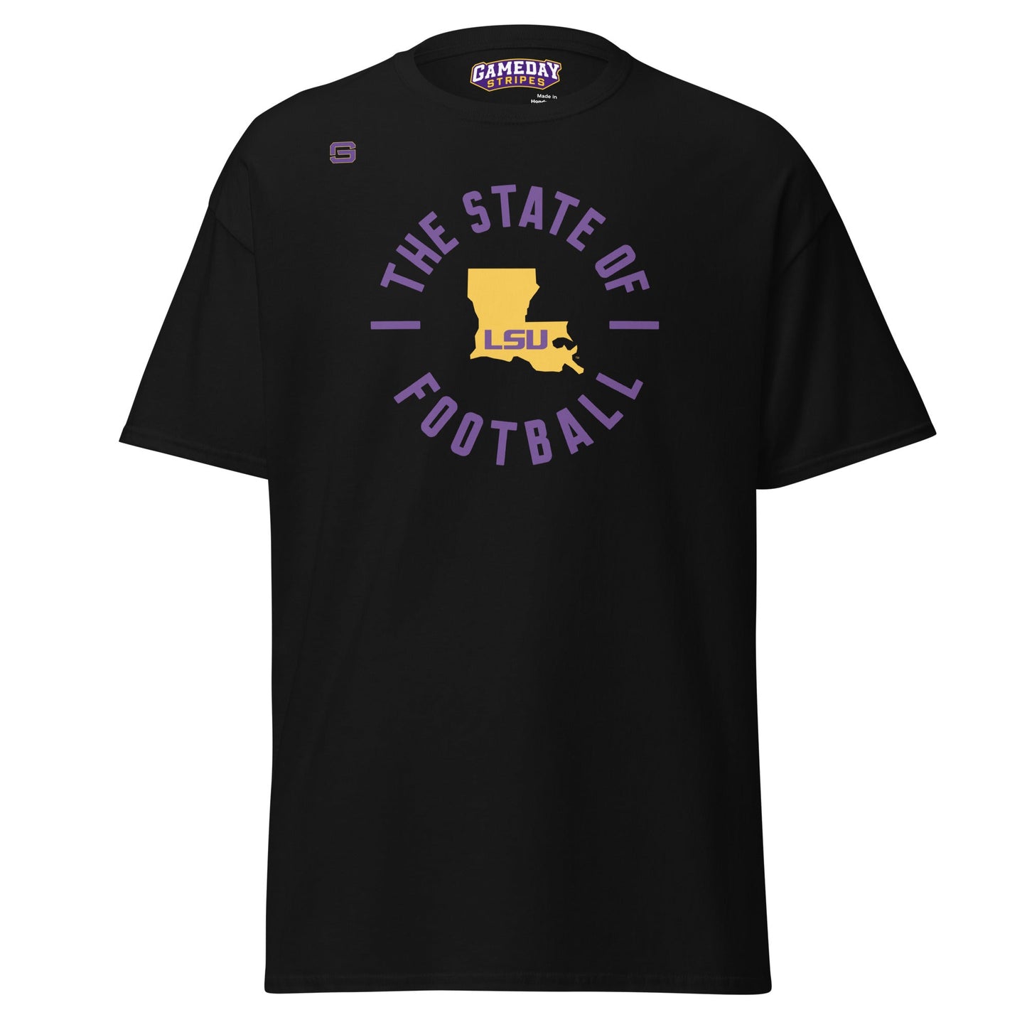 LSU Football State of Football Mens T Shirt