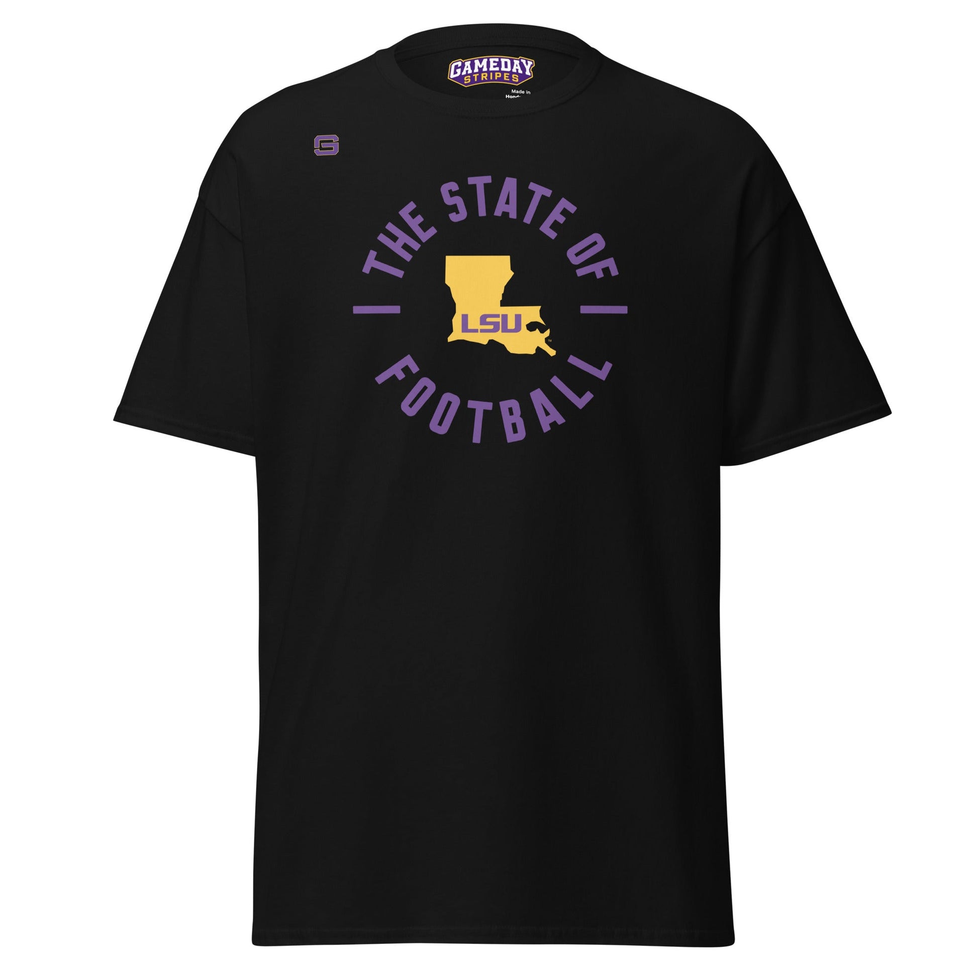 LSU Football State of Football Mens T Shirt