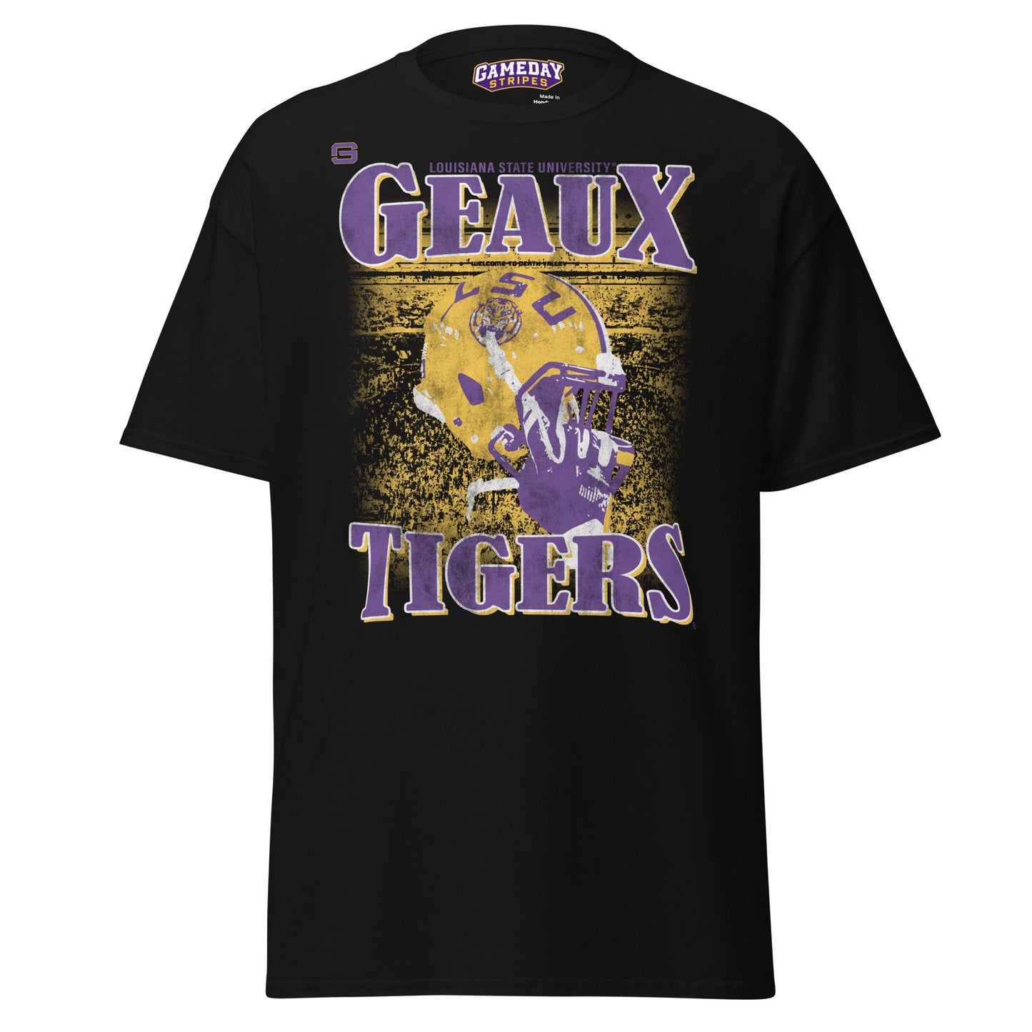 LSU Football Vintage Mens T Shirt