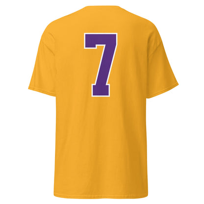 LSU Football 7 Mens T Shirt Gold