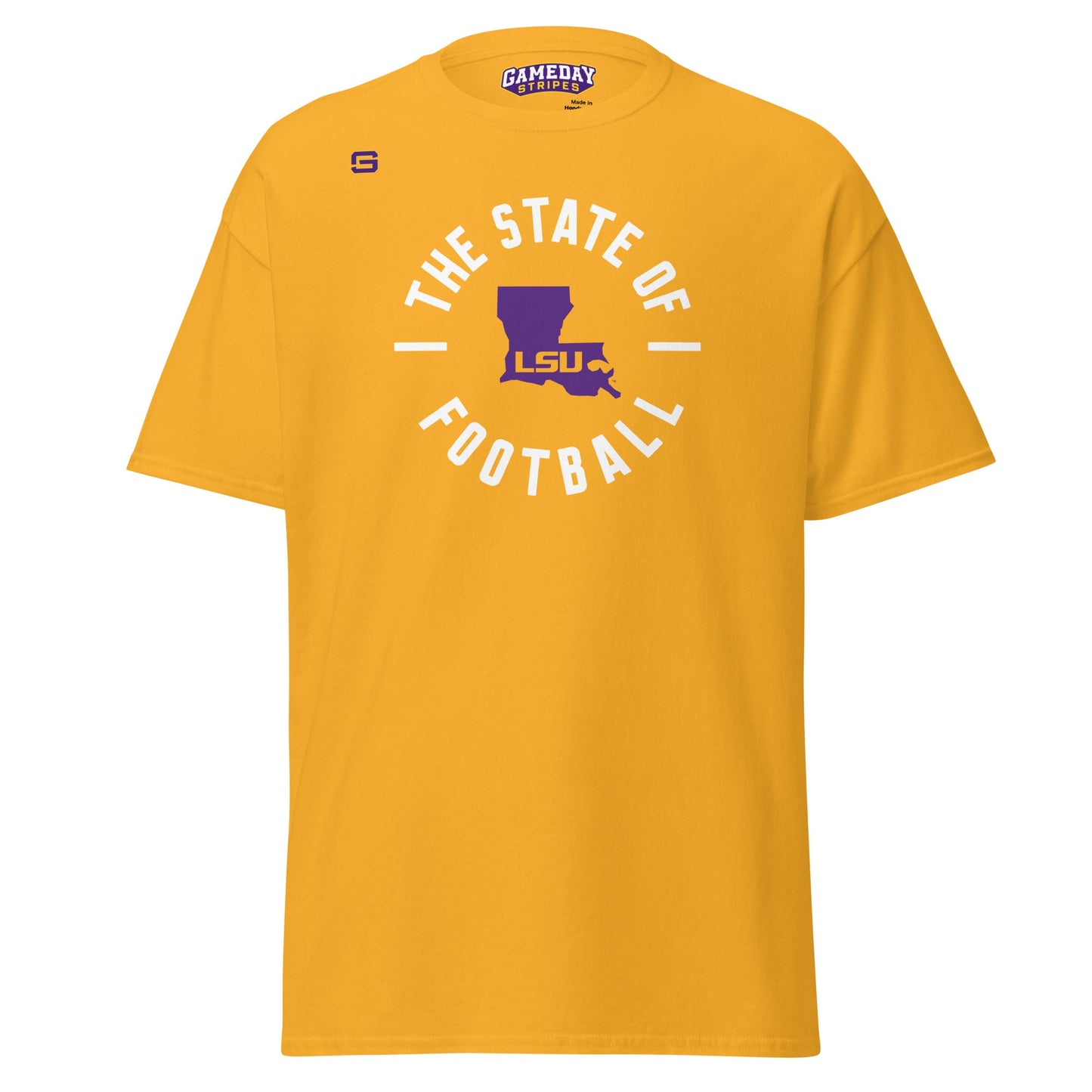 LSU Football State of Football Mens T Shirt