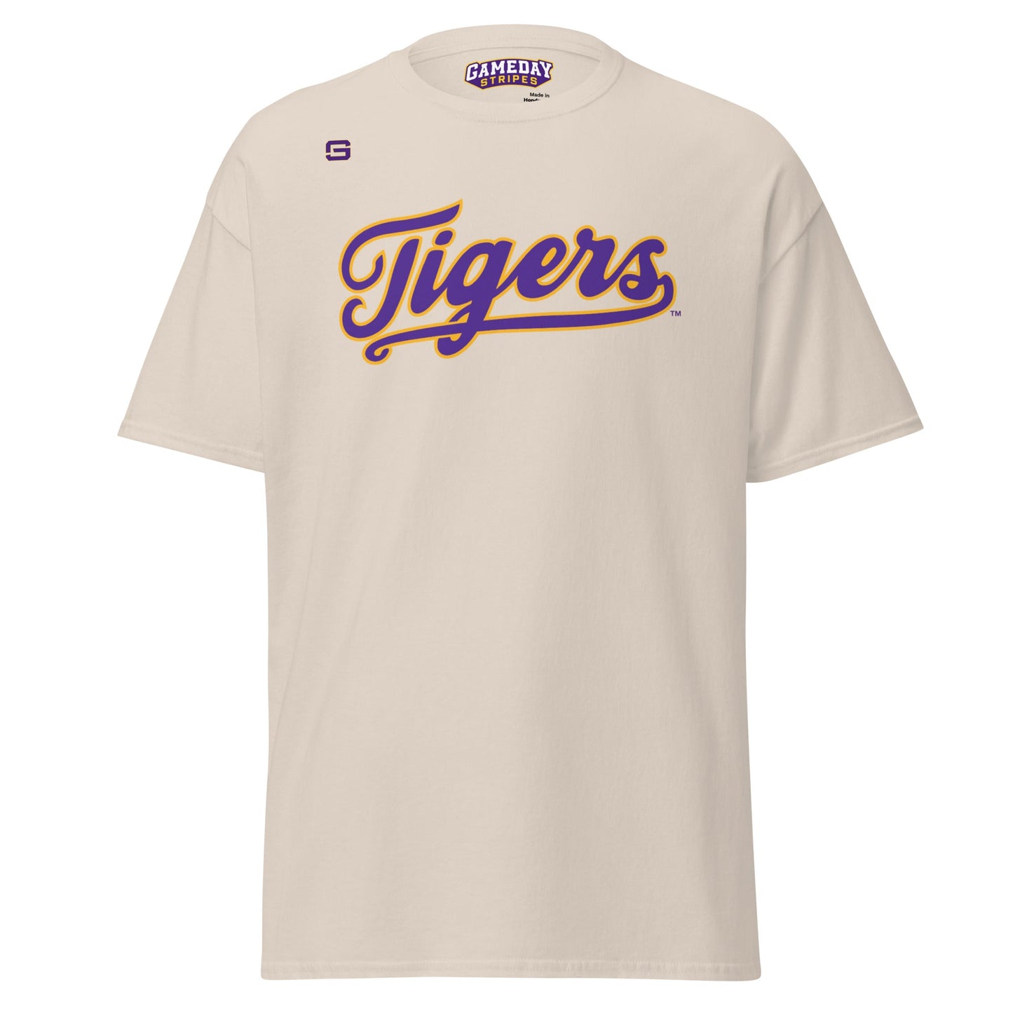 LSU Baseball Tigers Script T-Shirt