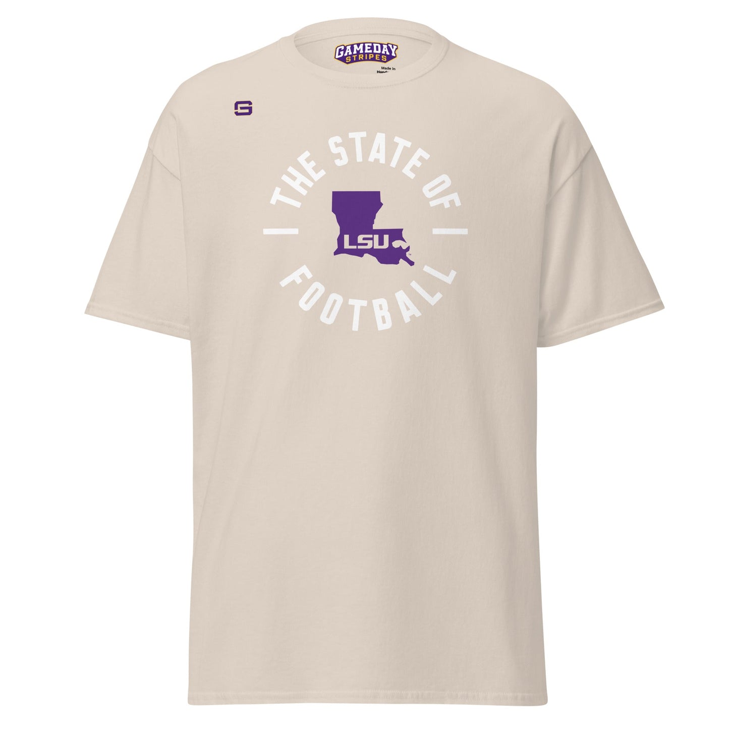 LSU Football State of Football Mens T Shirt