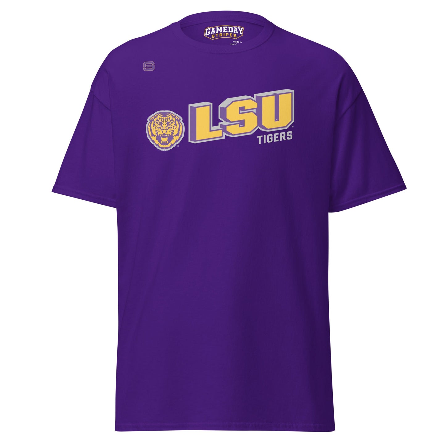 LSU Tigers Block Mens T Shirt