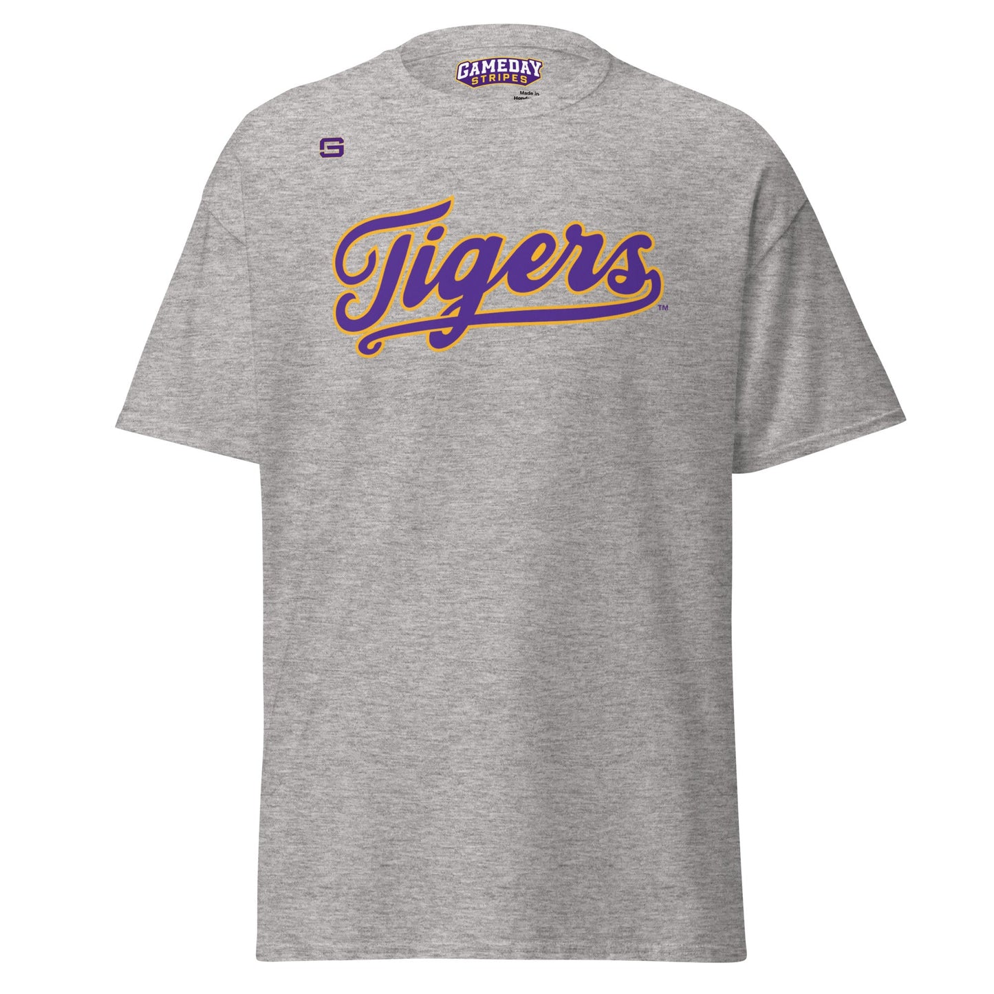 LSU Baseball Tigers Script T-Shirt
