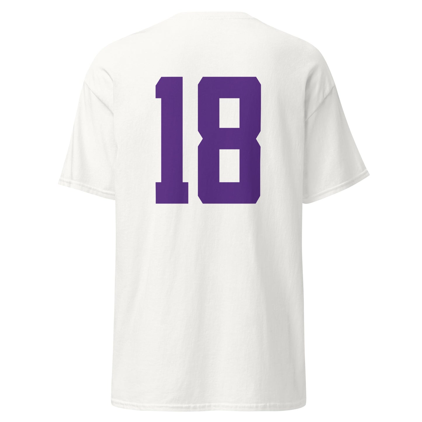 LSU Football 18 Mens T Shirt White