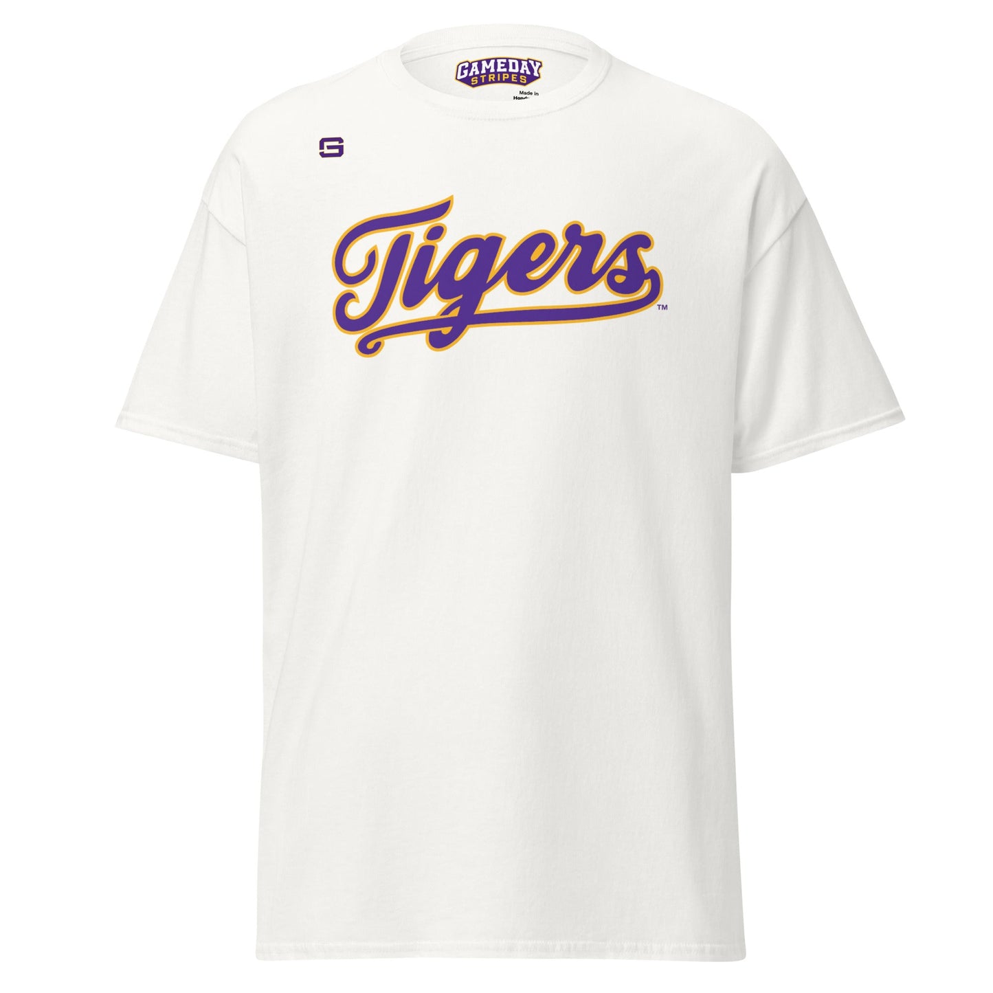 LSU Baseball Tigers Script T-Shirt