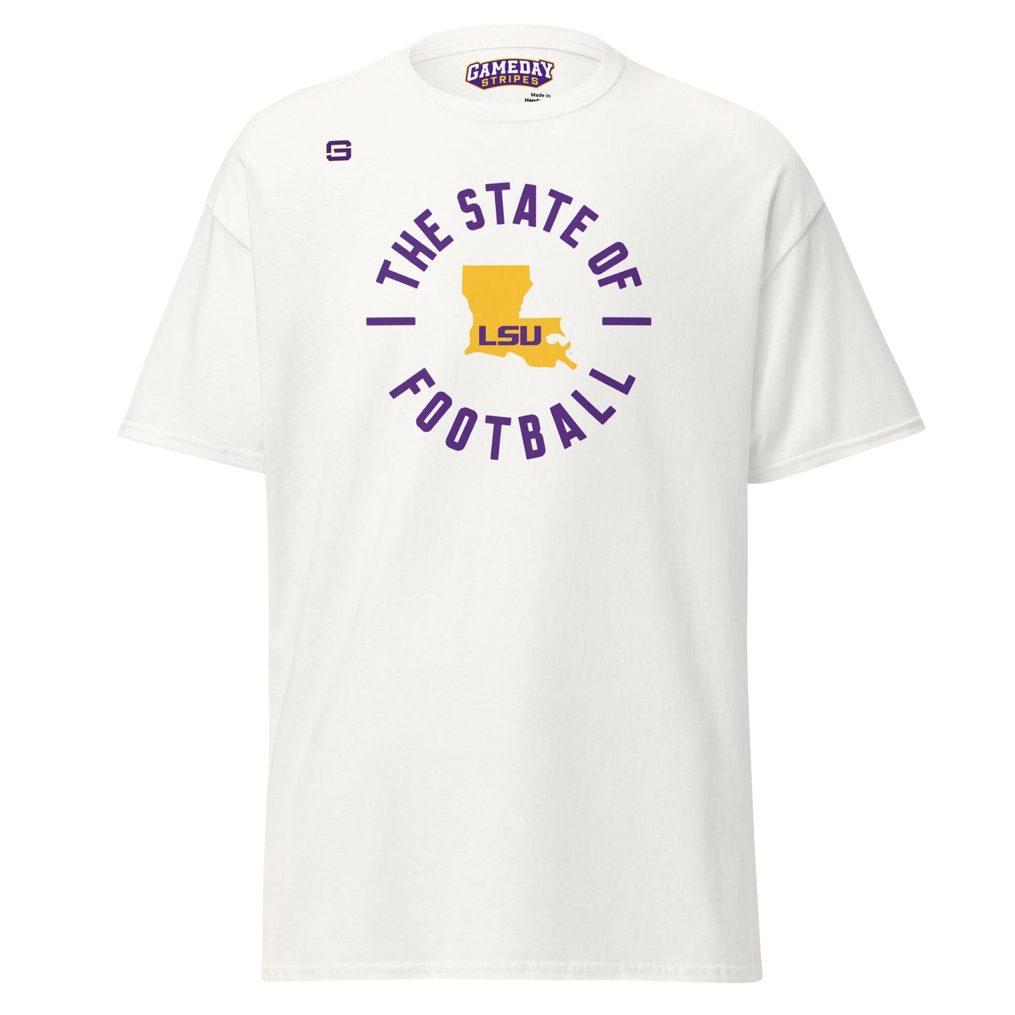 LSU Football State of Football Mens T Shirt