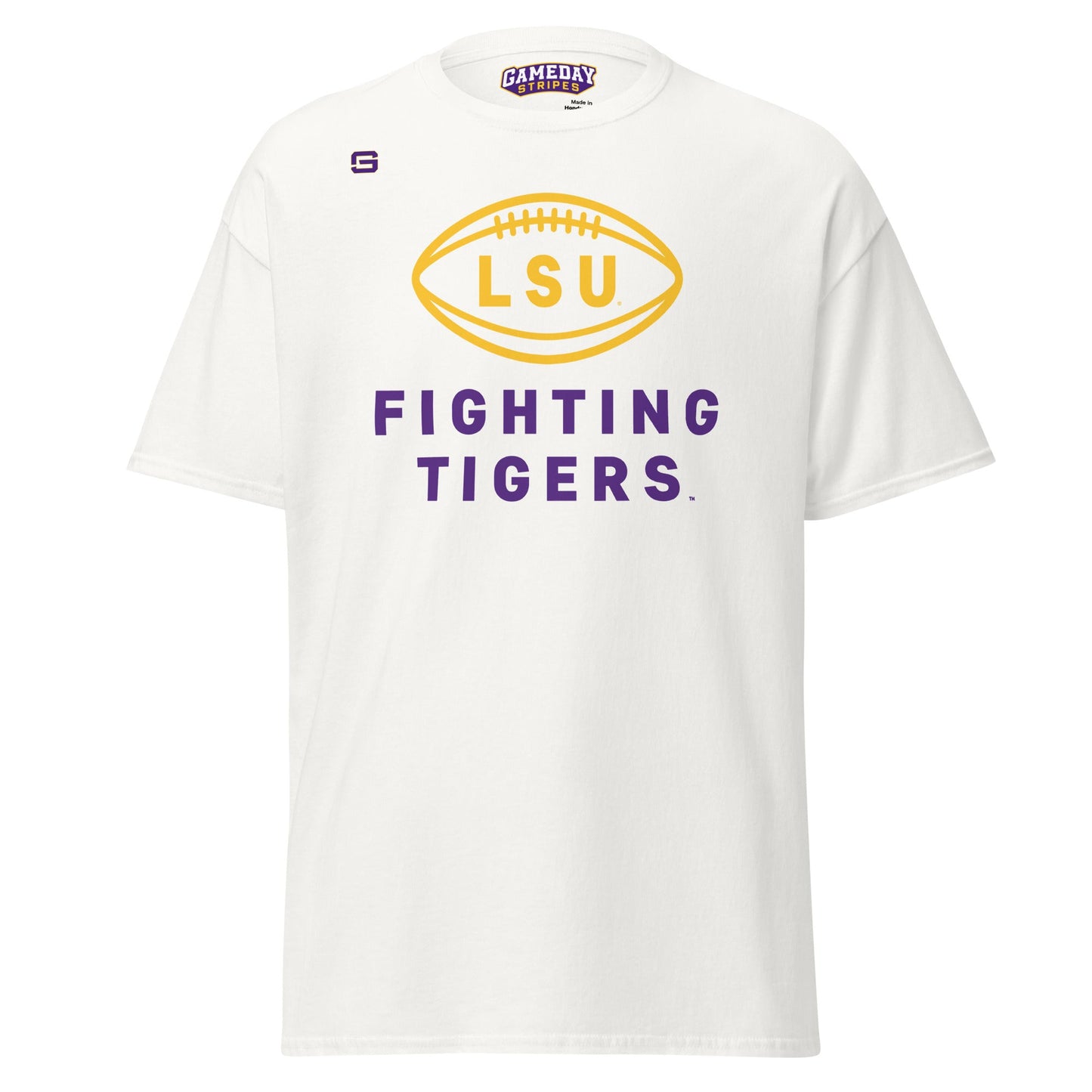 LSU Football Fighting Tigers Mens T Shirt