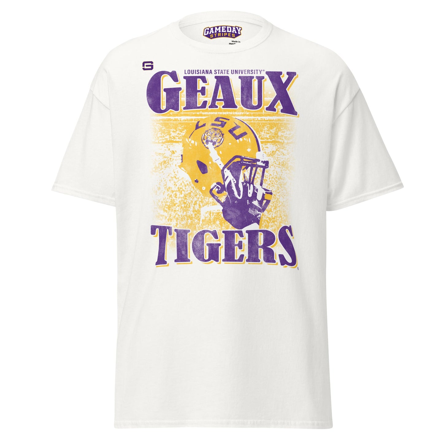 LSU Football Vintage Mens T Shirt