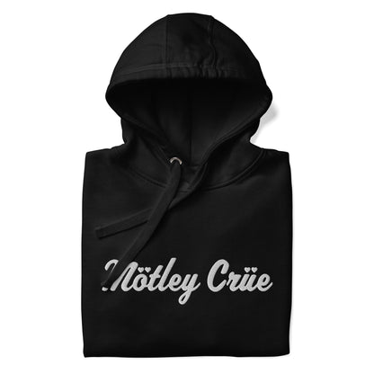Motley Crue - Cursive HD Embroidered Hoodie