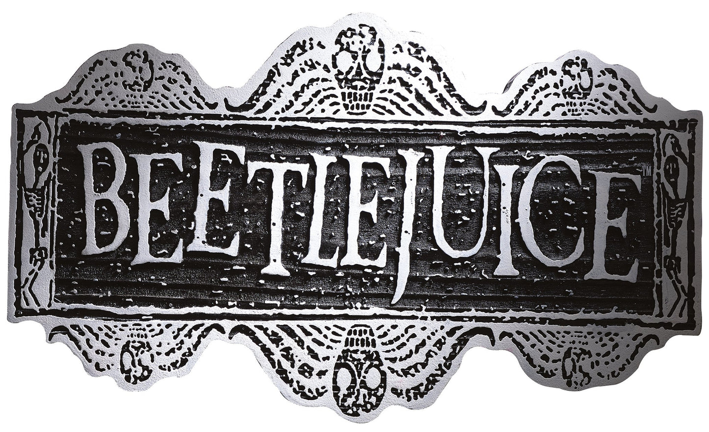 Beetlejuice Wall Art Street Sign Halloween Decoration