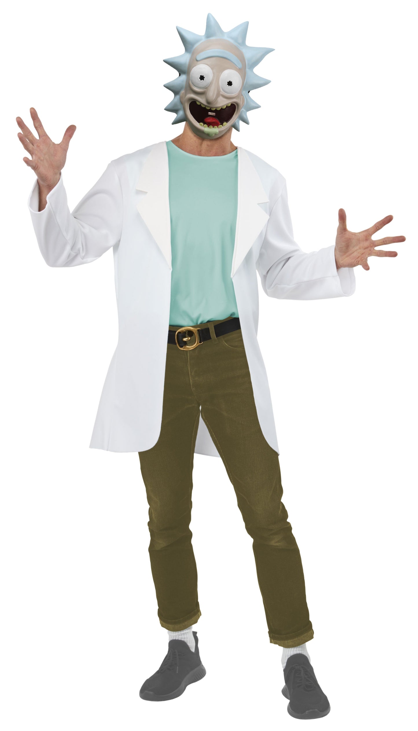 Rick and Morty: Rick Lab Coat and Mask Adult Costume