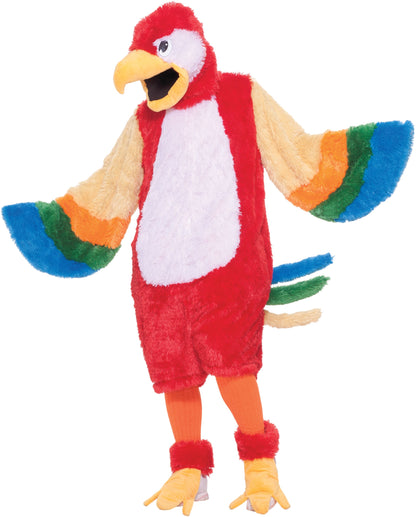 Parrot Mascot Adult Tropical Bird Costume