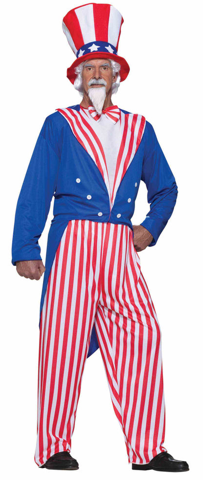 Uncle Sam Patriotic July 4th Plus Size Adult Costume