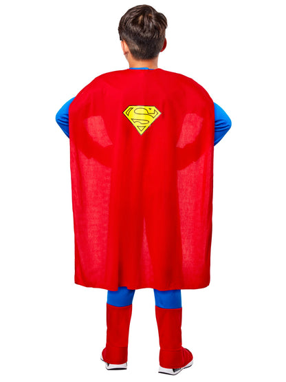 Deluxe Superman Muscle Chest Costume With Cape Child