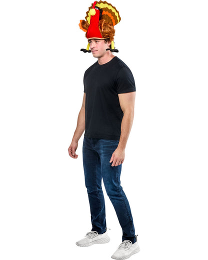 Thanksgiving Turkey Hat Adult Novelty