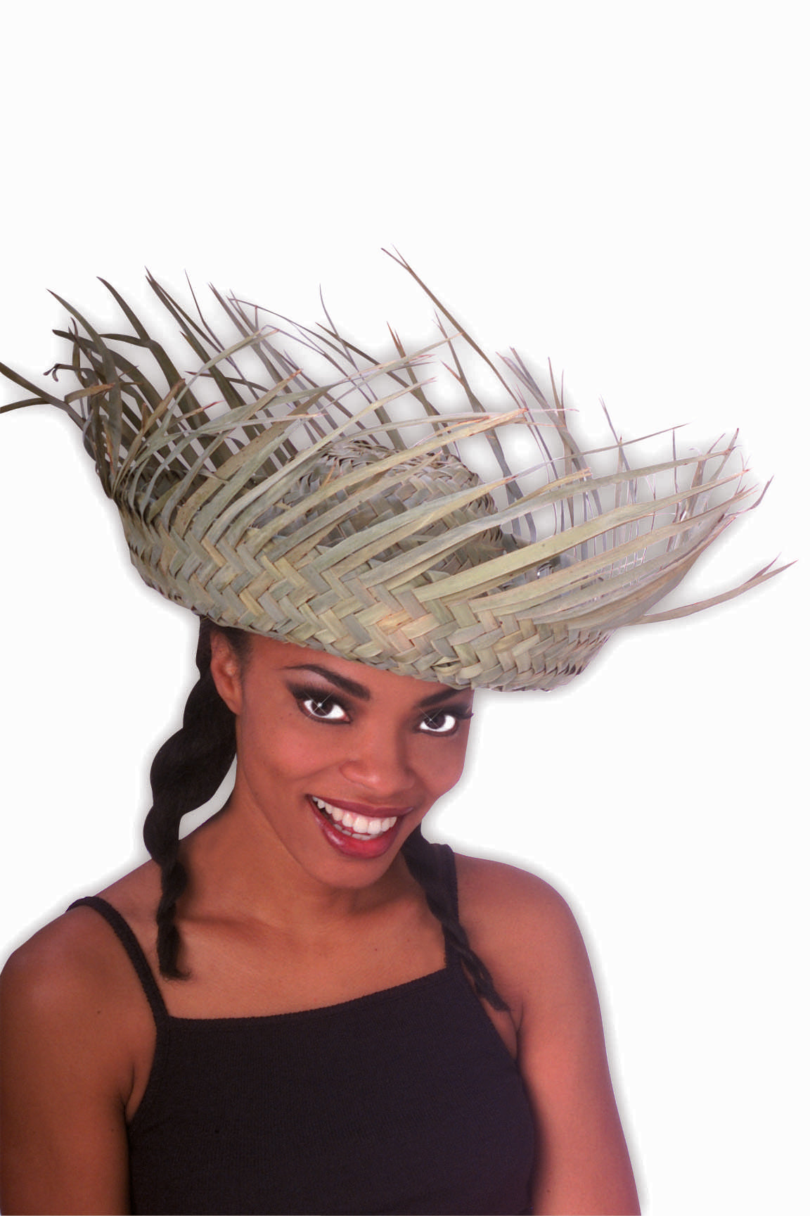 Bird's Nest Straw Farmer Adult Costume Hat