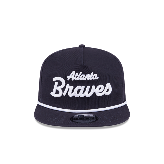 Atlanta Braves - Golfer Team Text Snapback Hat New Era