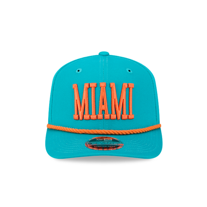 Miami Dolphins - NFL 9Seventy Woodmark Stretch-Snap Hat New Era