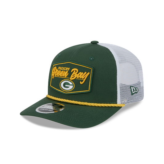 Green Bay Packers - 9Seventy Patch Stretch-Snap Trucker Hat New Era