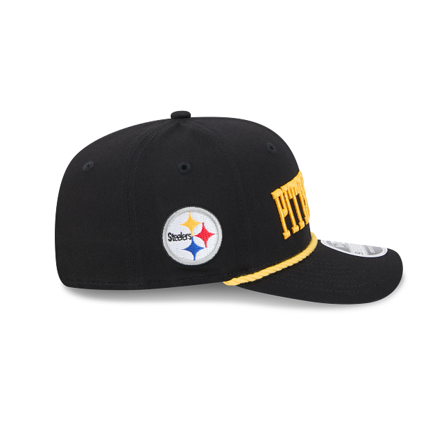 Pittsburgh Steelers - NFL 9Seventy Woodmark Stretch-Snap Hat New Era