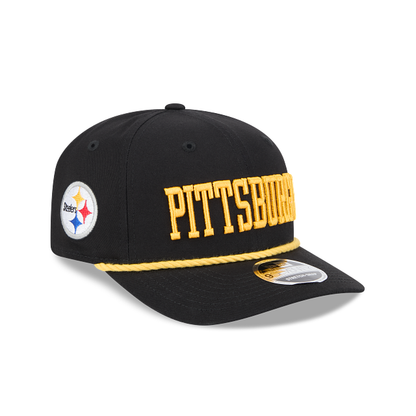 Pittsburgh Steelers - NFL 9Seventy Woodmark Stretch-Snap Hat New Era