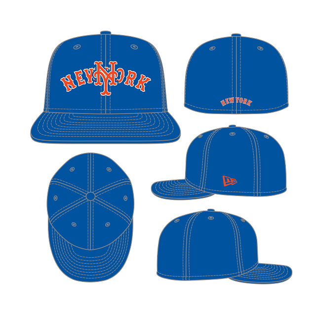 New York Mets - MLB 59Fifty Overlap Snapback Hat New Era