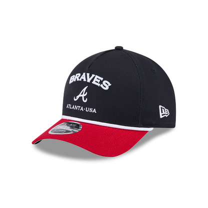 Atlanta Braves - 9Forty M-Crown 2Tone Rope Hat New Era
