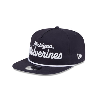 Michigan Wolverines - Golfer Team Text Snapback Hat New Era