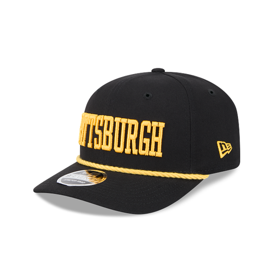 Pittsburgh Steelers - NFL 9Seventy Woodmark Stretch-Snap Hat New Era