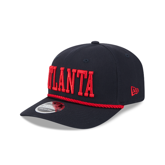 Atlanta Braves - MLB 9Seventy Woodmark Stretch-Snap Hat New Era