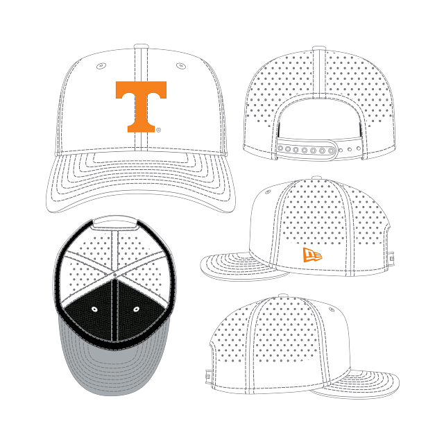 Tennessee Volunteers - 9Seventy Perform Hat New Era