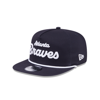 Atlanta Braves - Golfer Team Text Snapback Hat New Era